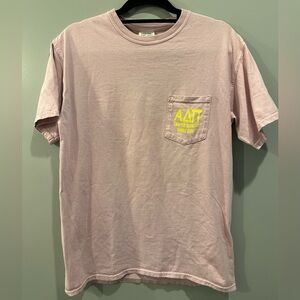 ADPI Spring 2013 Chapter Retreat Pocket Tee Size M Pink